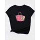 thumbnail image 3 of Camisetas con diseño gráfico para mujer, playera corta, clásico, estética, ropa de verano de los 90Elegant Bright Pink High Heels and Handbag Print Casual Fashion Round Neck Short Sleeve T-Shirt fo, 3 of 8