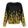 thumbnail image 6 of Casual Sweatshirts for Women,Trendy Women's Leisure Wear Sweatshirt with Colour Blocking Loose Pullover Crew Neck Long Sleeve Gym Tops Pocket Fitness Fall Winter Fashion Sportswear, 6 of 6