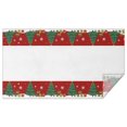 thumbnail image 1 of Meery Christmas Rectangle Table Clothes Xmas Trees Red & Green Snowflake Table Cloths 60x102inch Polyester Happy Holiday Washable Foldable and Durable Tablecloth for Dining Table Buffet Parties, 1 of 5