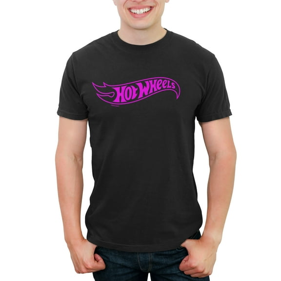 Men's Hot Wheels Classic Pink Logo Graphic T-Shirt