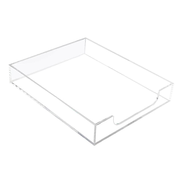 Acrylic Letter Tray Paper Organizer, Desktop Organizer Tray