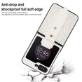 thumbnail image 5 of Decase for Samsung Z Flip 5 5G Phone Case with Adjustable Wrist Strap,Thin Slim Lightweight Shockproof Hard Shell PU Leather Rugged Protective Samsung Galaxy Z Flip 5 Case for Women Girls,White, 5 of 8