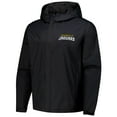 thumbnail image 2 of Men's Dunbrooke Black Jacksonville Jaguars Tropic Waterproof Packable Full-Zip Hoodie Jacket, 2 of 3