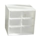 thumbnail image 1 of Escritorio apilable con 9 cajones, organizador para tocador, cosméticos, ropa interior blanco, 1 of 9