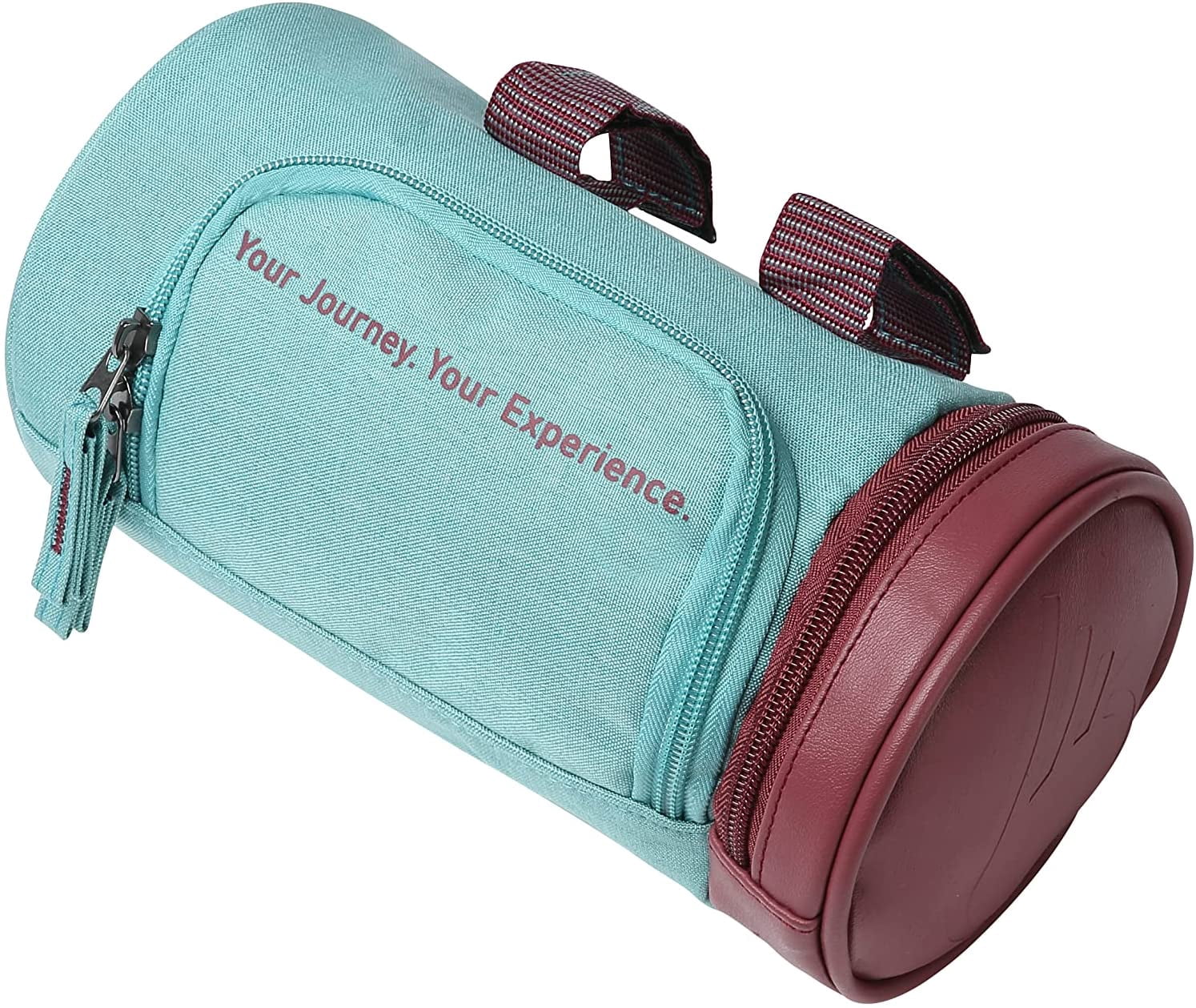 sixthreezero Bike Handlebar Bag, Waterproof Bicycle Front Roll Bag, Teal