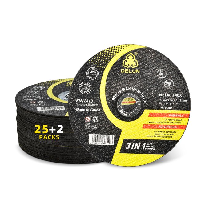 Cut Off Wheels DELUN, paquete de 27 pulgadas, para metal y acero inoxidable