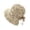 Beige, variant on AJGRHE Women Summer Travel Straw Bucket Hat Breathable Lace Cutout Sunscreen Side Shade Coastal Outing Brown One Size