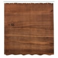 thumbnail image 2 of Ambesonne Wood Frame Shower Curtain, Closeup of Old Planks, 69"Wx84"L, Pale Caramel and Redwood, 2 of 4