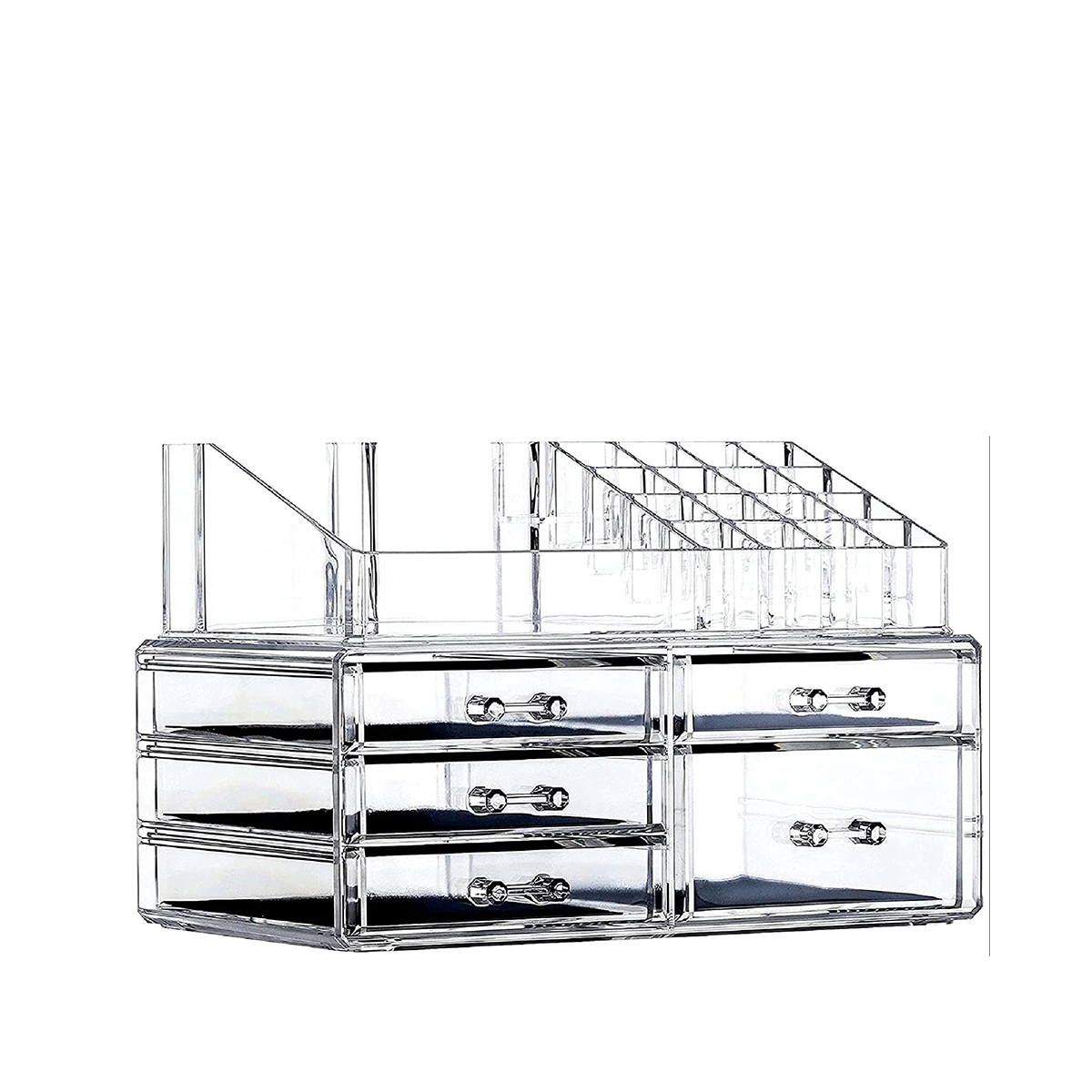 Clear Makeup Organizer And Storage For Vanity Large Acrylic Cosmetics