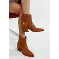 thumbnail image 4 of Artisole Woven Pleather Block Heel Boots, 4 of 13