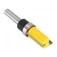 thumbnail image 3 of Woodworking Flush Trim Bit,  Wear Resistance Shank Cutter 58Mm High Hardness  For Three-Dimensional Clearance Angle For Trimming For Slotted ANGGREK Flush Trim Bit, 3 of 7