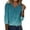 Leaf Green, variant on Women Blouses Casual Long Sleeve Fall Tops Henley V Neck Floral Shirts Dressy Summer Spring Clothes