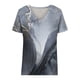 thumbnail image 3 of Blusa informal de manga corta con cuello redondo para mujer con estampado del día de San Valentín OAVQHLG3B Store  lin121212, 3 of 3