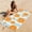 EMulticolor, variant on Cififendec Tropical Orange Bath Towel, Vibrant Oversized Travel Foldable Skin-Friendly Quick Dry Absorbent and Sandproof Beach Towel, Summer Essentials