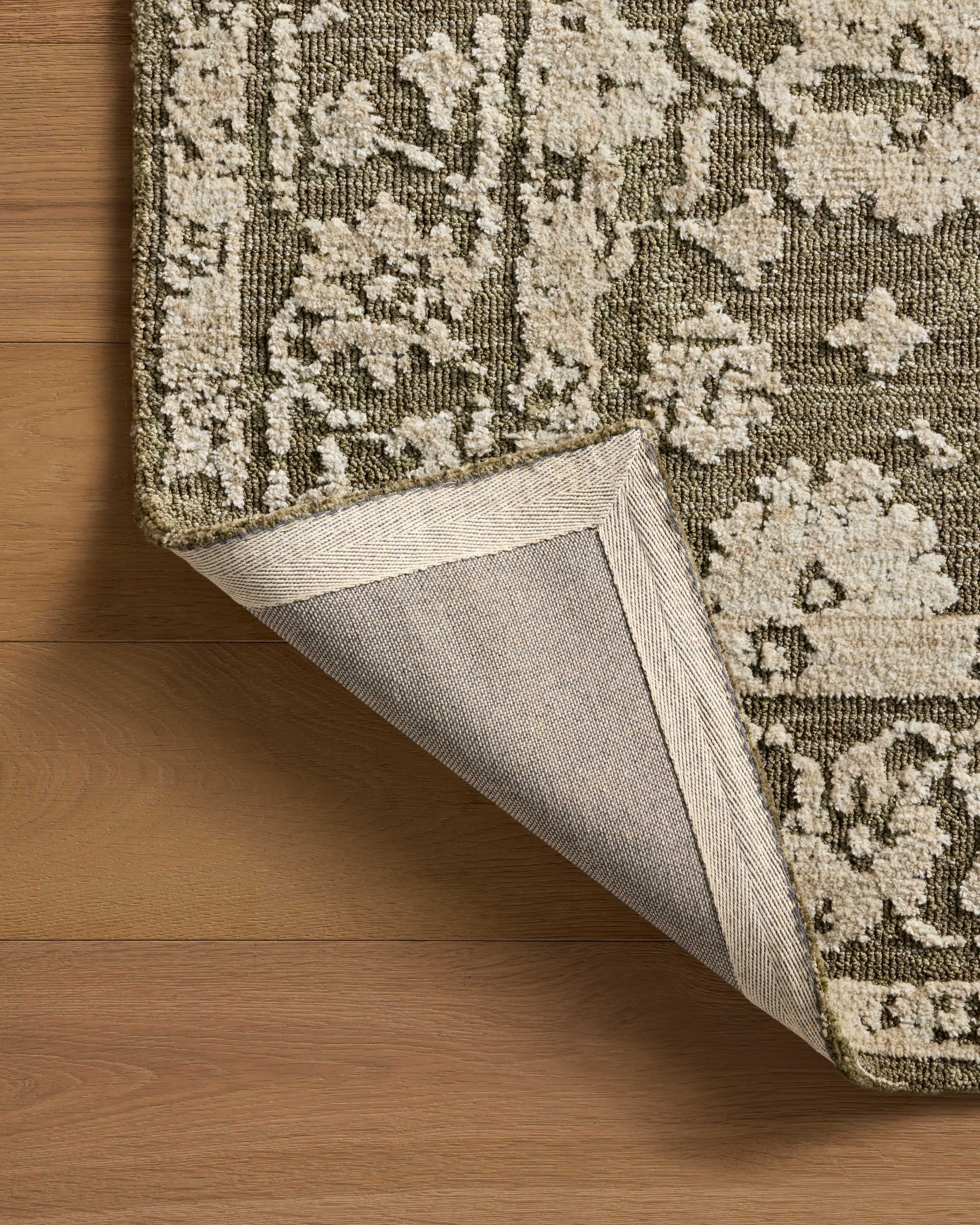 Loloi Percival Moss / Natural 18" x 18" Sample Area Rug
