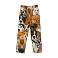 thumbnail image 6 of Uemuo Dogs Different Breeds Pattern Men's Wide Leg Palazzo Lounge Pants with Pockets Light Weight Loose Comfy Casual Pajama Pants-Small, 6 of 9