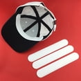 thumbnail image 2 of Lote de 20 cintas absorbentes de sudor para sombreros, talla r Saver, aptas para mujeres y hombres. 20 piezas blancas, 2 of 7