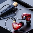 thumbnail image 4 of Auriculares con Cable Methold Reducción de Ruido 90 Grados Intrauditivos Rojo 1.2 m, 4 of 6