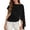 Black, variant on Women's Asymmetric Cape Top Ladies Casual Boat Neck T Shirt Summer Layered Short Sleeve Plain Slim Fit Soft Comfy Everyday Wear Pullover Tee