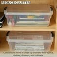 thumbnail image 7 of Open Box Rubbermaid 16 Quart Plastic Storage Tote Container with Lid (6 Pack), 7 of 7