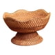 thumbnail image 2 of Cesta de frutas con patas Cesta de frutas tejida Plato para servir Accesorios de fotografía de cocina Mesa pequeño, 2 of 9