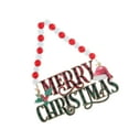 thumbnail image 1 of Lindo letrero navideño perfecl colgante de madera, 1 of 8