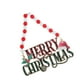thumbnail image 1 of Decoración de carteles con temática navideña, adornos navideños artesanales con cuerda EstiloC Yuyangstore colgante de madera, 1 of 8