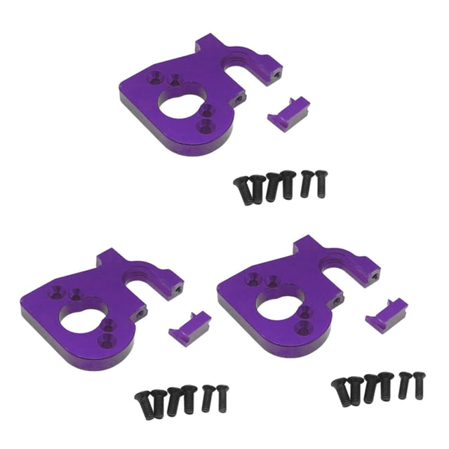 3X Soporte de Montaje de Motor de Metal para Coche RC para Wltoys 124019 124018 144001 Accesorios de Actualización Piezas de Repuesto para Coche RC