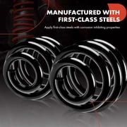 A-Premium 2Pcs Rear Suspension Coil Spring Set Compatible with BMW X3 2004-2010 L6 2.5L 3.0L Sport Utility Driver and Passenger Side Replace# 33533413081