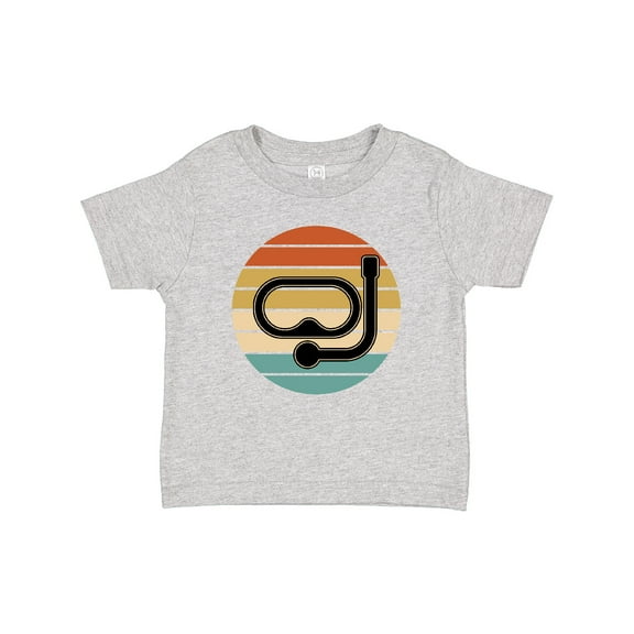 Inktastic Scuba Diver Retro Sunset Diving Boys or Girls Baby T-Shirt