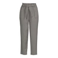 thumbnail image 4 of Nine.Eight Women’s Cropped Paper Bag Waist Pants, 4 of 5