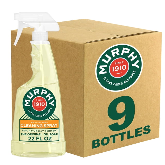Jabón de aceite Murphy Cleaner Wood Cleaner con aroma a naranja, 1 litro
