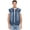 Blue-GrayHood, variant on SKYLINEWEARS Men Denim Hooded Vest Biker Jean Vest With Hood Sleeveless Trucker Jacket