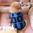 thumbnail image 4 of yuehao pet supplies pet dog football vest clothes for dogs sports pet clothes blue, 4 of 4
