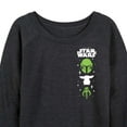 thumbnail image 3 of Star Wars - The Mandalorian Mando Icons  - Wo Men's French Terry Long Sleeve Pullover, 3 of 5