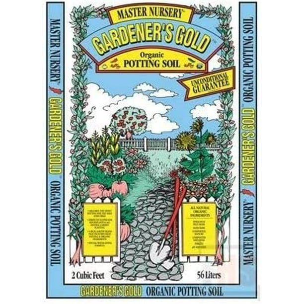 "Bumper Crop (MGG2) Organic Gardener's Gold Potting Soil, 2 Cubic Foot