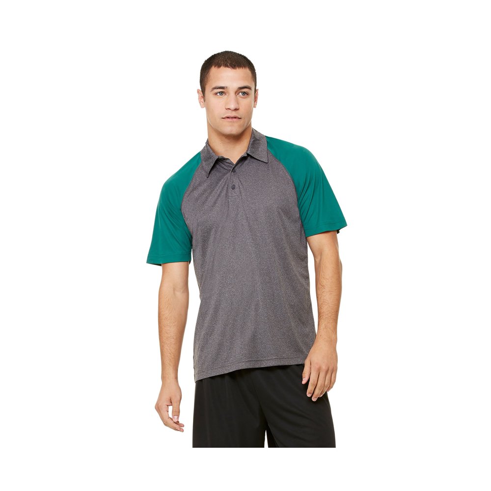 Alo Alo Men's Performance 3Button Raglan Polo Shirt, Style M1829