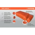 thumbnail image 2 of Sandbags For Flooding - Size: 14" x 26" - Orange - Sandbags Empty - Sandbags Wholesale Bulk - Sand Bag - Flood Water Barrier - Water Curb - Tent & Store Bags (2,000 Bags), 2 of 8