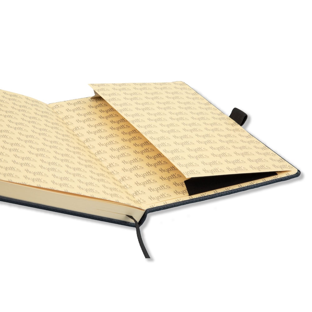 Dingbats Wildlife Blue Bison Notebook, Hyatt's Exclusive, Medium A5+ (6.3 x 8.5 Inch), Hardcover, PU Leather, Micro-Perforated, Dotted 100gsm Cream Paper