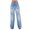 Dark Blue, variant on Wyobmus Women's Wide Leg Boyfriend Jeans Straight Leg Denim Pants Low Rise Baggy Jeans Casual Loose Jeans Dark Blue