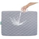 thumbnail image 3 of Pack and Play Sábanas acolchadas, impermeables, protector/colchón Pack and Play compatible con Graco Pack n Play & Baby Trend & Dream On Me & Pamo Babe, sábanas Playard de 39 x 27 pulgadas para minicu, 3 of 4