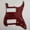 4-Red tortoiseshell, variant on 2 P90 Pickup Guitar Pickguard for Fit Fender Stratocaster P90 2 Pickup Strat Guitar Pickguard Replacement Parts with Mounting Screws