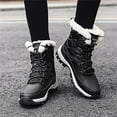 thumbnail image 4 of YOURDIARY Womens Winter Snow Boots Waterproof Anti-Slip Ankle-High Booties Faux Fur Lining, 4 of 8