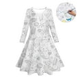 thumbnail image 2 of JIKNTTR Girls Nightgowns Cute Nightdress Kid Diy Hand Painted Homewear Colouring Night Dress For Girl Can Play With And Wear Holiday Nightgown Pajamas, 2 of 4