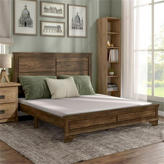 Fulle 8" Bamboo Charcoal Gel Infused Memory Foam White Fabric King Mattress