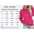 thumbnail image 6 of MOSHU Casual Womens Sweatshirts Crewneck Long Sleeve Tops Oversized Pullover Sweatshirt for Women, 6 of 10