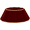 RED, variant on LOMYOLO Velvet Christmas Tree Collar 24 Inch Foldable Christmas Tree Skirt Stand Cover, Plush Xmas Tree Base Cover with Gold Trim, Christmas Tree Collar for Indoor Holiday Decorations - RED