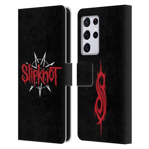 Head Case Designs Officially Licensed Slipknot We Are Not Your Kind Star Crest Logo Leather Book Wallet Case Cover Compatible with Samsung Galaxy S21 Ultra 5G