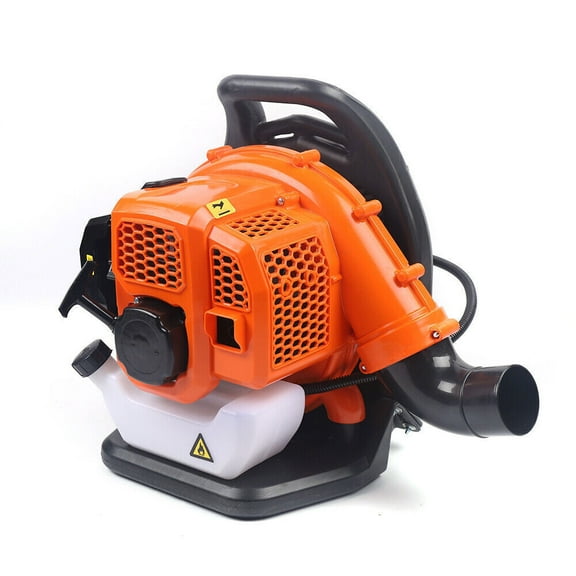 Commercial Gas Leaf Blower Backpack 2 Strokes 42.7CC Grass Lawn Blower 6800r/min 16.7*15.2*17.5inch for Ecological Cleaning, Road Dusting, Snow Blowing