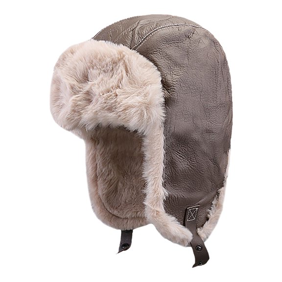 Hats for women Velvet Lined Lei Feng Hat Ear Protection Windproof Riding Couple Winter Cap